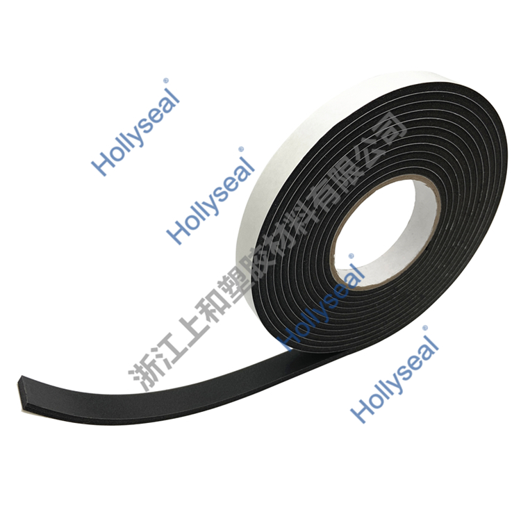 Hollyseal?PVC單面自粘泡棉膠帶 厚度1mm~25mm，密度110kg/m3~500kg/ m3